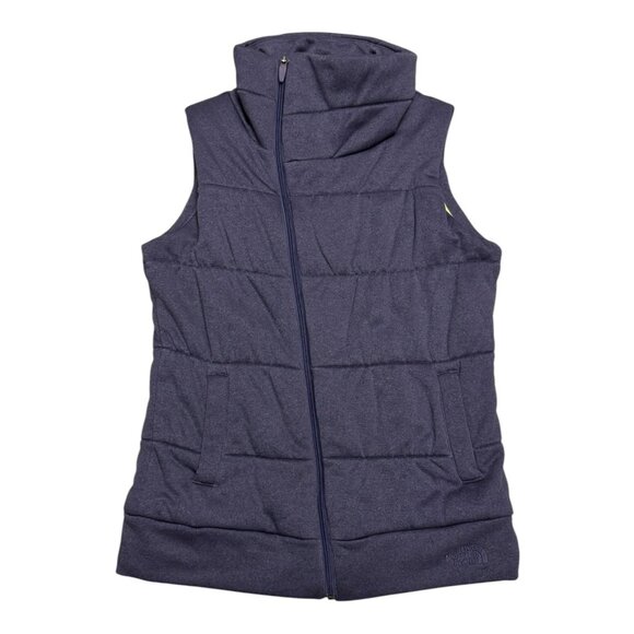 THE NORTH FACE Y2K Insulated Purple  Winter Puffer Parka Vest Womens Medium - Picture 2 of 7